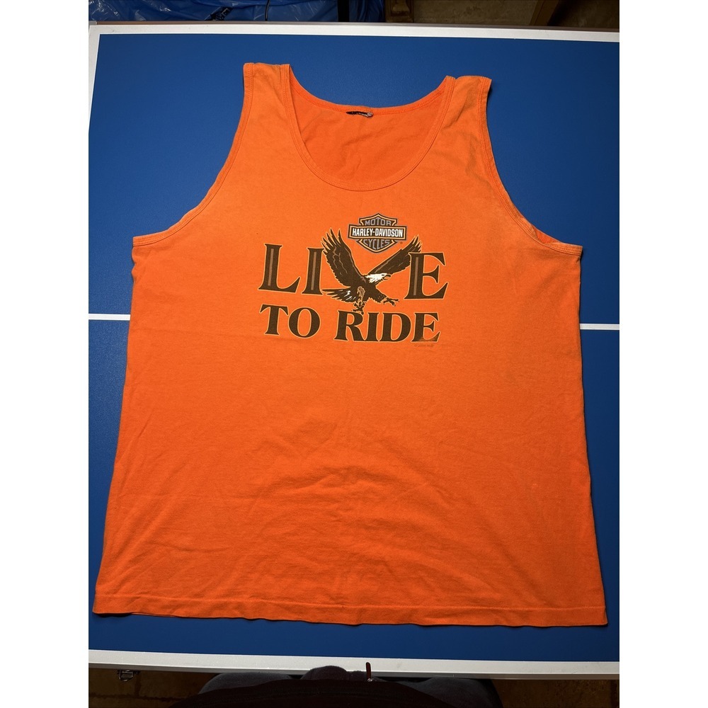 Y2K Harley Davidson Shirt Kona Hawaii Mens XL 2006 Live To Ride‎ Eagle Volcano - Picture 3 of 5